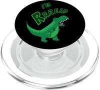 Reid I'm Rrreid Cute T-Rex Dino Roar Nome per bambini PopSockets PopGrip per MagSafe