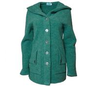 Reiff - Women's Mona Wool Fleece Hooded Jacket - Giacca di merino M turchese