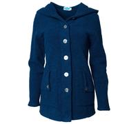 Reiff - Women's Mona Wool Fleece Hooded Jacket - Giacca di merino XL blu