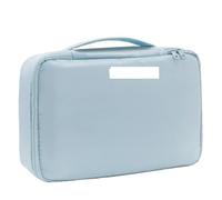REIFOR Porta Trucchi Pochette Trucchi Borsa for Il Trucco da Viaggio Borsa for Cosmetici Borsa for Il Trucco Borsa da Toilette for Donne E Uomini Trousse Trucchi Donna(Blue,23cm)