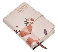 REIFOR Taccuino Quaderno Diario Diari Portatili A6 Simpatico Quaderno Manuale Studente Universitario Animale Creativo Ispessimento Piccolo Laptop Diario Portatile Della Personalità Blocco Note(B)