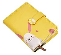 REIFOR Taccuino Quaderno Diario Diari Portatili A6 Simpatico Quaderno Manuale Studente Universitario Animale Creativo Ispessimento Piccolo Laptop Diario Portatile Della Personalità Blocco Note(D)
