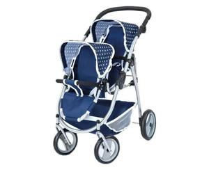 Reig Musicales Carrozzina Gemellare Per Bambole 73x63x46 Cm
