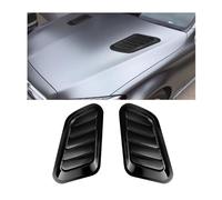 REIJAX 2 Pezzi Prese d'Aria Decorative per Auto per L-And Rover Discovery Sport 2015-2019, Presa d'Aria Anteriore del Cofano, Copertura della Presa del Flusso d'Aria per Cofano Auto,A/Black