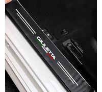 REIJAX 4 Pezzi Fibra di Carbonio Battitacco, per Alfa Romeo Giulietta 2015-2020 Esterno Battitacco Protezione Plates Anti-Graffio Scuff Adesivi Accessori