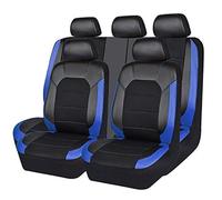 REIJAX 9 Pezzi Coprisedile per Auto Coprisedile, per FO-rd Fiesta Mk6 2005-2008 Pelle Completo Impermeabile Set Fodere Anteriori e Posteriori Accessori,D