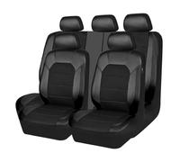 REIJAX 9 Pezzi Coprisedile per Auto Coprisedile, per FO-rd Fiesta Mk6 2005-2008 Pelle Completo Impermeabile Set Fodere Anteriori e Posteriori Accessori,A