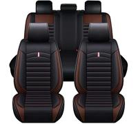REIJAX Coprisedili Auto Anteriori e Posteriori per Alfa Romeo Mito (2008-2018), Set Completo Coprisedili in Pelle Impermeabili, Copri Sedili Auto Accessori Interni,Coffee-Line