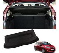 REIJAX Ripiano Bagagliaio Posteriore Retrattile per Citroen C3 2010-2016, Auto Bagagliaio Dell'Carico Cappelliera Scaffale Pacchi Protezione Interni Accessori Styling