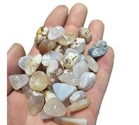 Reiki Crystal Natural Rock Quartz Agata Tumbled Stone Crystal Ghiaia 12MM-17MM Può essere utilizzato for la (Color : Burgundy, Size : 500G)