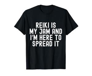 Reiki è la mia marmellata e Sono Qui per diffonderlo Divertente Essenziale Maglietta
