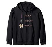 Reiki Practitioner Energia Guarigione Chakra Allineato Operatore di Luce Felpa con Cappuccio