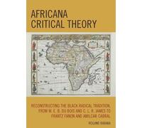 Reiland Rabaka Africana Critical Theory (Copertina rigida)