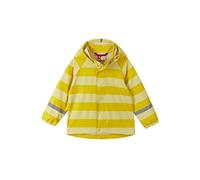 Reima Giacca impermeabile Vesi per bambini, giacca impermeabile con cuciture nastrate e cappuccio rimovibile, unisex, abbigliamento antipioggia per ragazze e ragazzi Light Banana 86, banana chiaro, 86