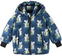 Reima - Piumino impermeabile - Moomin Lykta Winter Jacket Navy in Poliestere Riciclato - Taglia Bambino 104 cm - Blu navy