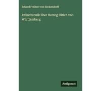 Reimchronik über Herzog Ulrich von Württemberg