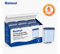 Reimol Confezione da 6 filtri per caffè di ricambio compatibili con Saeco e con le serie Philips 2200, 2300, 3200, 3300, 5400