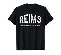Reims France GPS Informazioni di contatto Maglietta