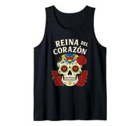 Reina del Corazon, Regina dei Cuori, Design Messicano Pride Canotta