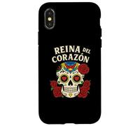 Reina Del Corazon, regina dei cuori, design messicano Pride Custodia per iPhone X/XS