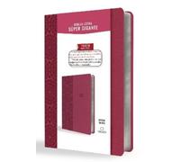 Biblia Reina Valera Letra Súper Gigante, Símil Piel Fucsia / Spanish Bible