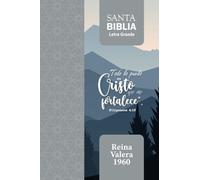 Santa Biblia / Holy Bible: Biblia RVR 1960 letra grande tamaño manual filipenses 4:13 con cierre e índice, palabras de Jesus en rojo, ... 4:13 Indexed with Zipper (Spanish Edition)