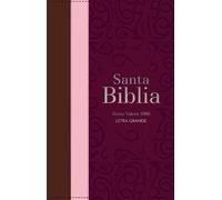 Santa Biblia / Holy Bible: Biblia RVR 1960 letra grande tamaño manual tricolor guinda palo rosa marrón con cierre e índice, palabras de ... with Zipper (Spanish Edition) Words ]of J