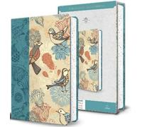 Reina Valera Re Biblia RVR 1960 Letra gigante, símil azul con Pájaro (Tascabile)