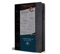 Biblia RVR 1960 letra grande tamano manual con indice y cremallera color negro
