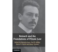 Reinach and the Foundations of Private Law