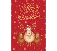 "Reindeer Christmas Cheer" Notebook: Capture Holiday Magic with Every Page: Journal Featuring Festive Christmas Reindeers, 120 Pages, 6 x 9