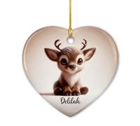 Reindeer Natalizio Da Appendere Con Corda Addobbi Albero Di Natale Carino Ornamenti Natalizia Per Scrivania Festa Vacanza