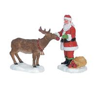 Reindeer Treats set of 2 Santa's Wonderland Lemax Cod 62226