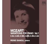 REINE GIANOLI - MOZART:VARIOUS FOR PIANO VOL.1