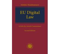 Reiner Schulze EU Digital Law (Copertina rigida)