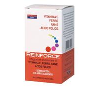 Reinforce Ferro + Rame + Vitamina C 30 Compresse Masticabili 4x30 pz C