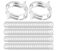 Reinforced Wide Opening, Tomato Plant Clips, Professional Tomato Clips 165g for Cucumbers Grapes Peppers Melons Peas Climbing Roses Home Garden Farm Professional Agricultural Hardware Botanical Growth