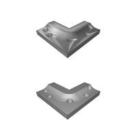 Reinforcement Brace for IKEA Lack Table Legs Low Profile Design