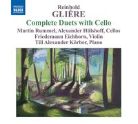 Reinhold Glière Reinhold Gliere: Complete Duets With Cello (CD) Album