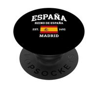 Reino De España Madrid Est 1492 PopSockets PopGrip Adesivo