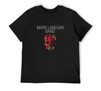 Reino Mark Lanegan Band Blues Funeral T-Shirt Funny Vintage Gift for Men Black Men T-Shirt M