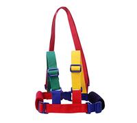 Reins per il bambino per camminare per 1-3 anni Reins per Toddlers Boys Toddler Guensh & Harness per la sicurezza dei bambini, 2 in 1 Link anti-perduto Link Baby Walking Harness (giallo verde), bambi