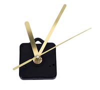 Reinscer 1 pacchetto orologio da parete HäNde fai da te pezzi di ricambio a pendolo meccanismo di movimento al quarzo motore con ganci e raccordi kit, Nero