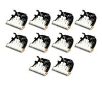 Reinscer 10X Forbice Professionale per Animali Domestici Tagliacapelli Elettrico Tagliaerba per Cani Tagliatrice Coltello in Titanio Ceramico per RFCD-9100 9600