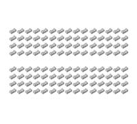 Reinscer 120 Pz 24mmx11mmx10mm Console Mixer Slider Fader Manopole di Ricambio per Potenziometro Manopola Grigia Segno Nero
