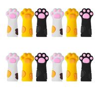Reinscer 12PZ Cute Nipper Cover Protettiva per Unghie Cuticola Forbici Cover Manicure Pedicure Tools Pinzette per Pelle Morta Cap