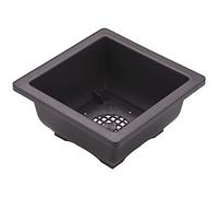 Reinscer 15 Pezzi Vaso da Fiori da 4,7 Pollici, Vaso da Allenamento Quadrato nel Plastica per Bonsai, Contenitore per Vasi di Fiori Succulenti, per Giardino, Interno, Decorazione Domestica
