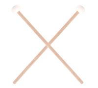 Reinscer 2 pezzi a doppia testa bacino Gong Mallet Soft Hammer Sticks Rods feltro 385 mm