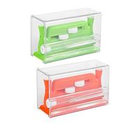 Reinscer 2 pezzi Infila-ago automatico, per cucire ago (verde + arancione)