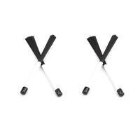 Reinscer 2 Pezzi per Cajon Spazzole Telescopiche per Batteria Bastoncini Nel Nylon Un Percussione per Musica Jazz